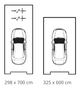 Grundriss Einzelgarage